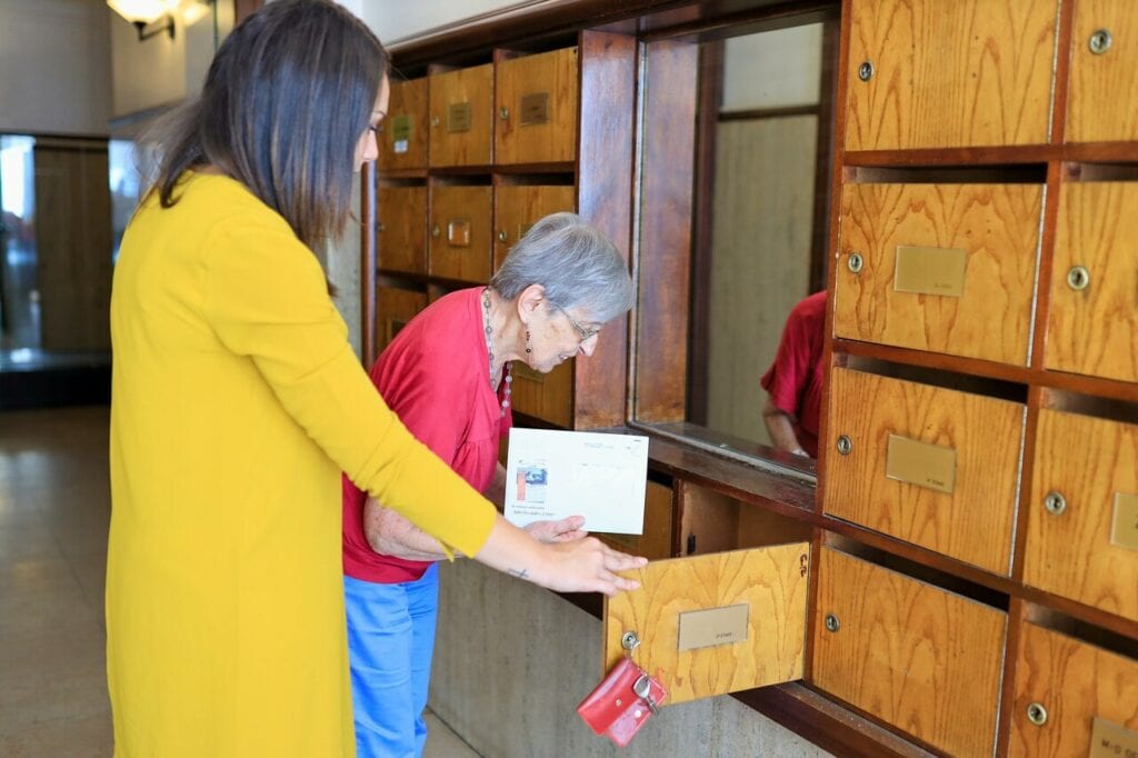 Récupération des lettres avec Marie et Françoise